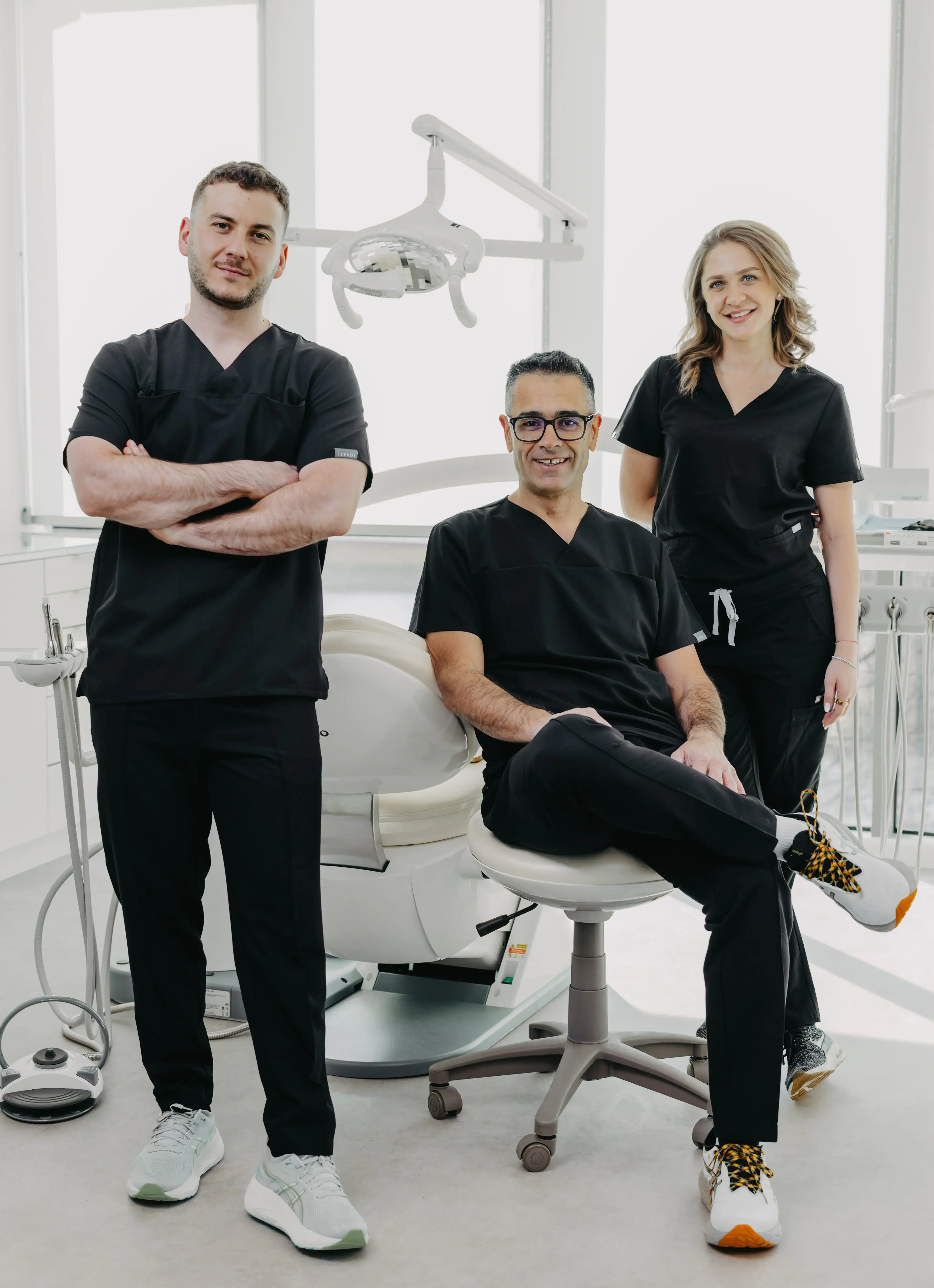 Echipa medicala in cabinet